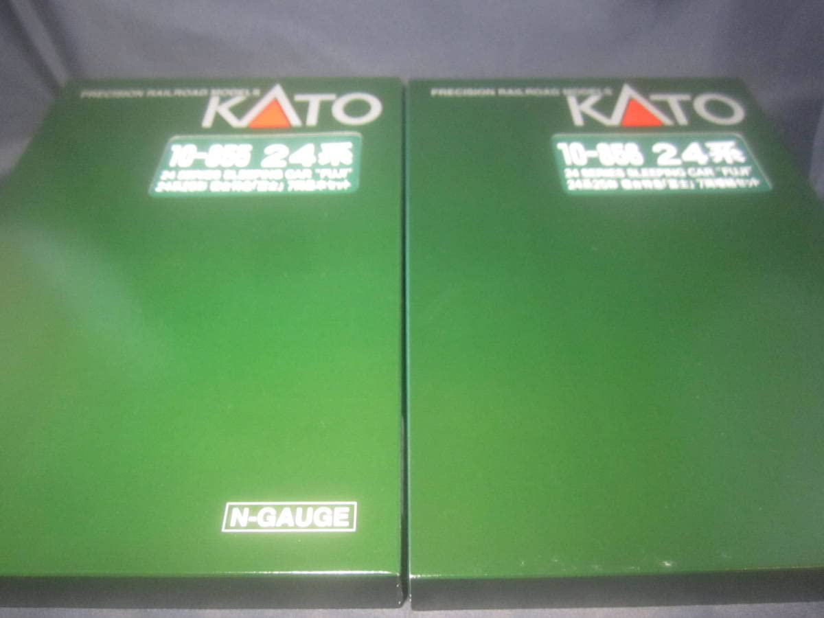 KATO　24系25形　寝台特急「富士」7両基本+7両増結　合計14両セット KATO 10-855/10-856 24系25形寝台特急「富士」7両基本/7両増結